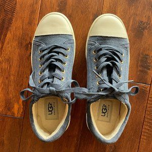 UGG Denim Lace Up Sneakers